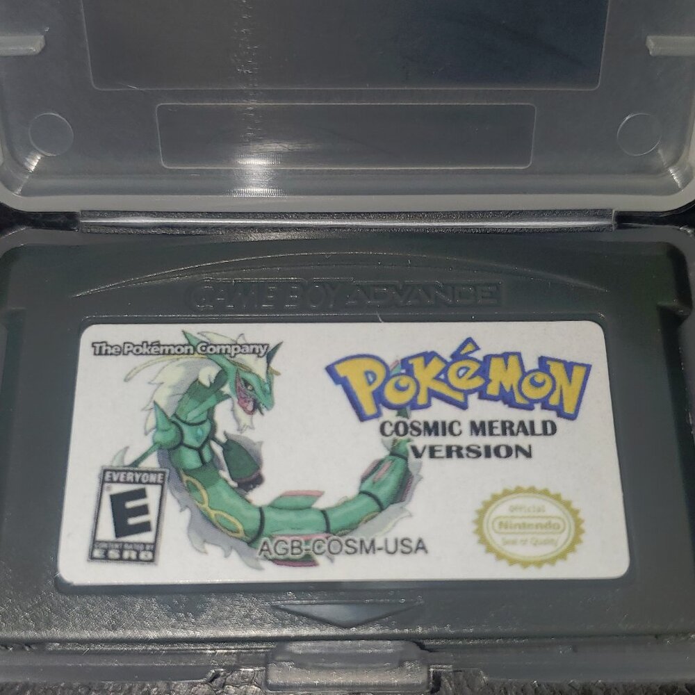 Pokemon Cosmic Emerald GBA ROM Hack Game Custom Gameboy Advance